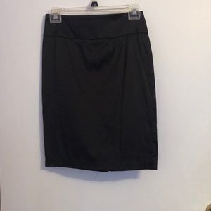 Black pencil skirt